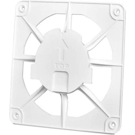 Grille De Ventilation - 150x150 Mm - Blanc - Montage Mur Ou Plafond - 1 Unite