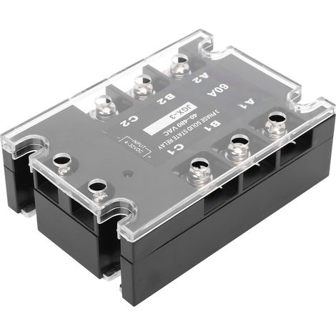Contrôleur SSR triphasé pour équipements industriels basse tension, CC-CA 40-480 VCA, JGX3(4860Z) (1/5)