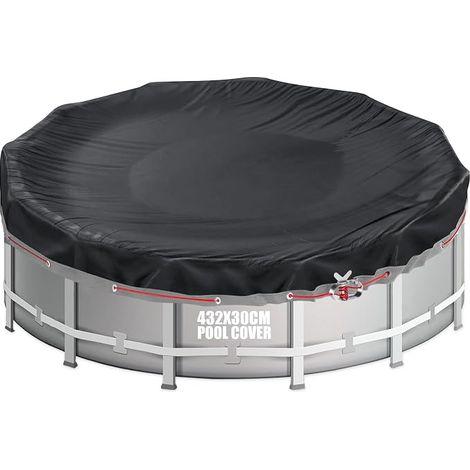 Round Pool Cover for Swimming Pools 366-428 cm (1/5)