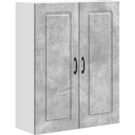 Maison Exclusive - Pannello lavastoviglie Kalmar Grigio cemento 80 x 31 x 100 cm (1/5)