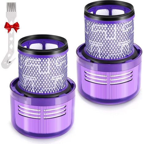2 Pack Filtres pour Dyson V11 Absolute Extra Pro, V11 Torque Drive Animal, V15 Detect sans fil Aspirateur SV14 SV17 SV22 Hepa Filtre de Remplacement Lavable Remplace DY-970013-02,filtre dyson v11 (1/4)