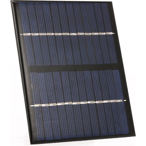 Chargeur Solaire 1.5W 12V Panneau Polycrystalline avec Clip Alligator pour Lumière de Jardin/Emergence/Publicitaire Portable Mini (1/5)