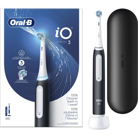 Oral-B iO 3 Series Matt Black inkl. Reiseetuie (1/5)