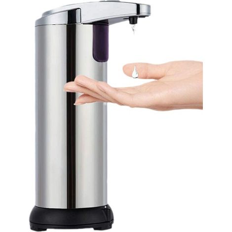 Automatischer Seifenspender – Berührungslose Seifenabgabe – Komfortabel und sparsam – Elegantes Design – Für Seife, Gel oder Alkohol (1/4)