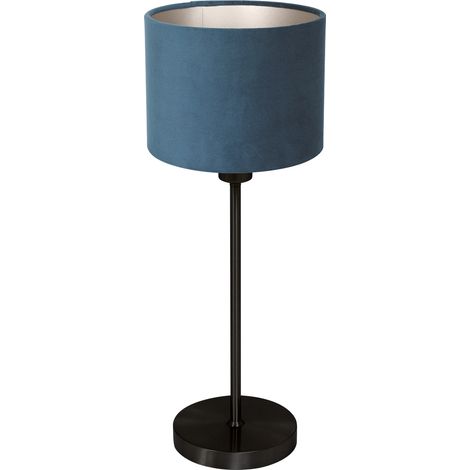 Mexlite - tischlampe - Noor - blau schwarz - metall textil -