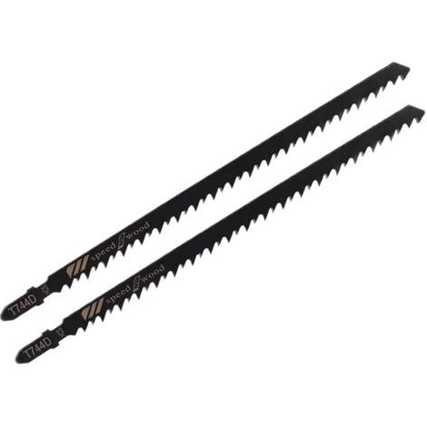 Lot de 5 lames de scie sauteuse longues T744D de 180 mm, pour une coupe rapide du bois et des produits dérivés. Outil à main pour le travail du bois. (1/5)