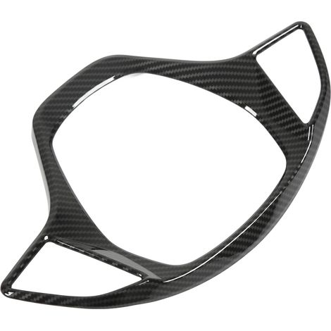 Cadre de couvre-volant style fibre de carbone, surface lisse et agréable au toucher, remplacement pour Corvette C7 2014-2019 (1/5)