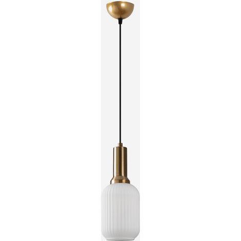 Metall- und Glas-Hängelampe Asker 13cm (1/5)