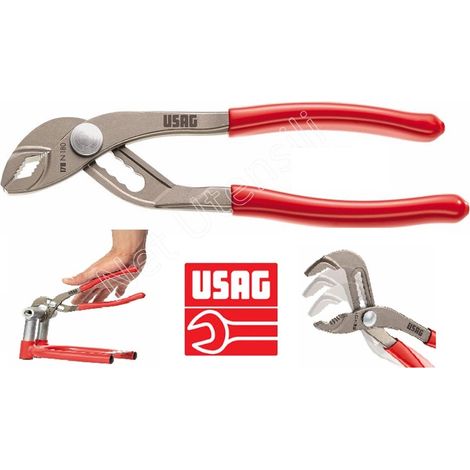 USAG 178 N 180-250 PINZA REGOLABILE A PAPPAGALLO CON CERNIERA SOVRAPPOSTA PROFES (1/10)