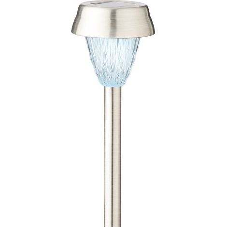 SET 4 SEGNAPASSO LED SOLARE D.8CMXH24CM