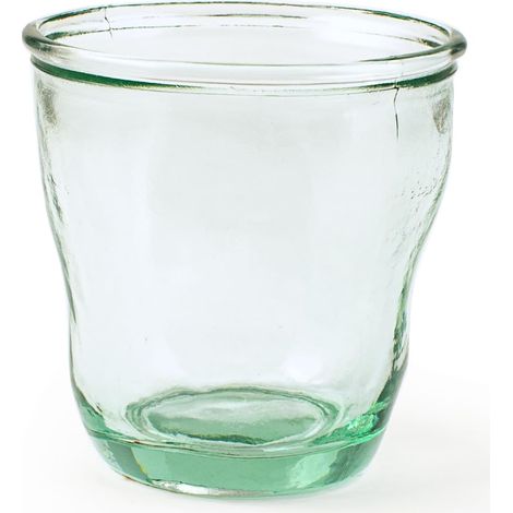 Lot de 6 verres en verre recyclé, 280 cc