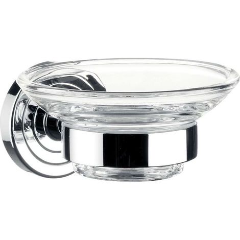 emco polo Seifenhalter Kristallglas klar, chrom 073000100 (1/3)