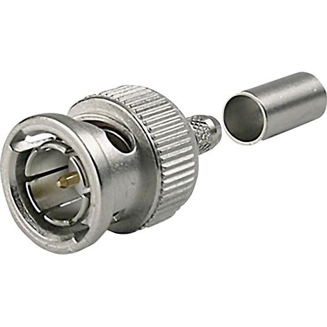 Telegärtner J01002B0018 J01002B0018 HDTV-BNC-Steckverbinder Stecker, gerade 75 Ω 1 St. (1/2)