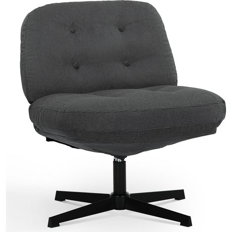 SMARTUE Silla de Oficina, con Amplia Superficie de Asiento de Espuma Viscoelástica, Alto Confort y Soporte Óptimo, ideal para Oficina y Hogar, Color Gris