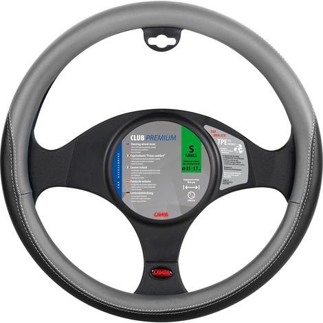 Club, coprivolante in Skeentex - S - Ø 35/37 cm - Nero/Grigio (1/2)