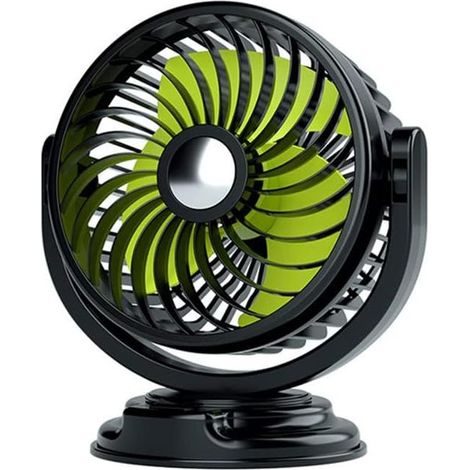 MASO Ventilateur universel rotatif à 360° pour voiture - 12 V/24 (1/5)