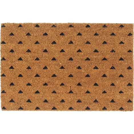 Felpudo de fibra de coco copetuda 40x60 cm