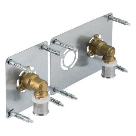 Kit di uscita per parete Comisa con raccordi ad angolo 90°