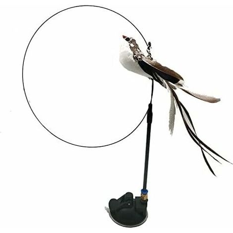 Green Mobility-Jouet de Plumes de Chat, Jouet créatif en Plumes pour l'entraînement du Chat et l'interaction avec Un Oiseau (1/5)
