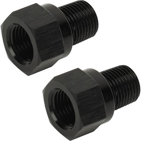 Adaptateur de prise de pression d'huile en alliage d'aluminium, 2 pièces, mâle 1/8 NPT vers femelle M10 x 1,0, pour véhicule (1/5)