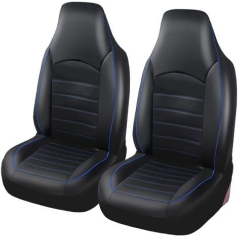 Classique Housses de Siège de Voiture Avant Universelle, Housse de Sieges Auto Couvre Siege Auto Avant, Bleu (1/5)