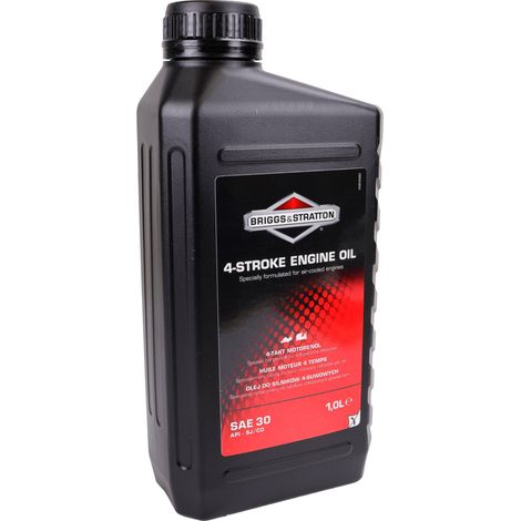 Huile moteur pour tondeuse BRIGGS&STRATTON SAE30 1L Moteur à 4 temps Minéral