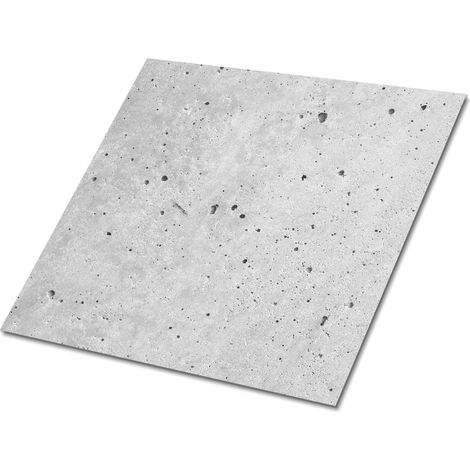 Carreaux autocollants PVC, Carrelage PVC adhésif -  30x30cm - Kit de 9 - Béton Architectural, Stickers carrelage carreaux (1/5)