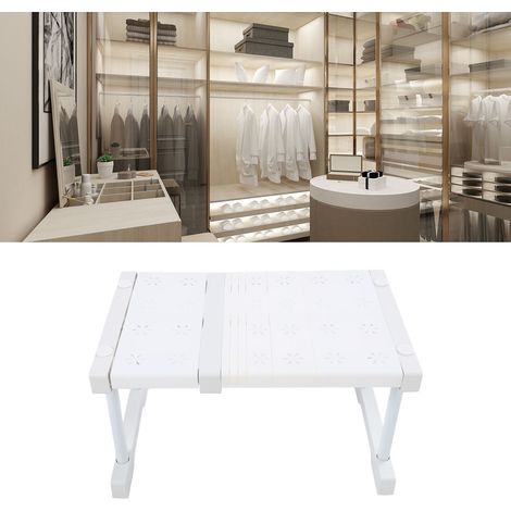 Étagère Extensible pour Rangement DIY - Séparateur de Rack - 24cm Largeur x 32cm Hauteur (Réglable 27-38cm) - 1 Set avec 11 Pièces - Matière ABS PP (1/5)