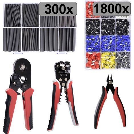 TRU COMPONENTS TC-13377596 Assortimento Capicorda Parzialmente isolato 1 KIT