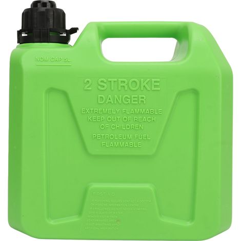 Réservoir de fioul 5L grande capacité, portable, à fermeture automatique, pour camping-car, voiture, SUV, vert (1/5)