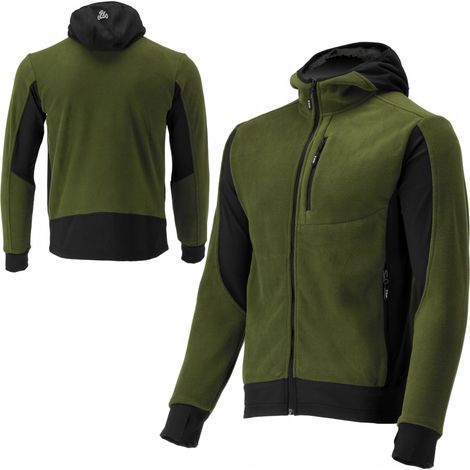 Fleecejacke mit Kapuze SARNA grün Größe 2XL (1/4)