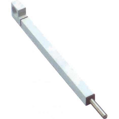 Verrou aluminium en applique ATLAS longueur 450mm gris-05 - FAPIM - 3724G5