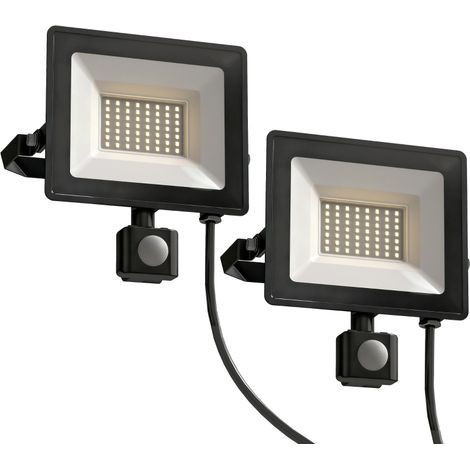 Lampe de travail 50 W réglable avec 3 modes d’éclairage, en aluminium, usage flexible, couleur noire (1/5)