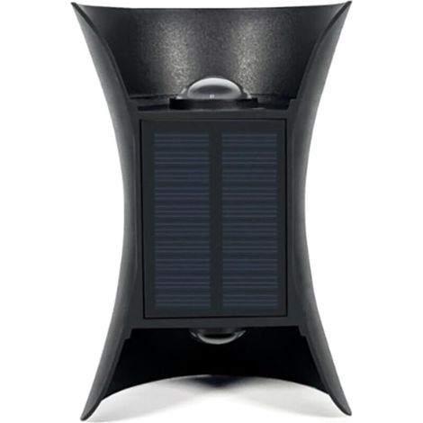 1 pièce Lampe murale extérieure, à capteur de mouvement, solaire, étanche, pour allée, terrasse et patio (1/4)