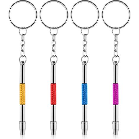 Kit de Réparation de Lunettes 4 en 1 - Mini Tournevis à Lunettes 4 Pièces - Pour Montres, Bijoux et Jouets (1/5)