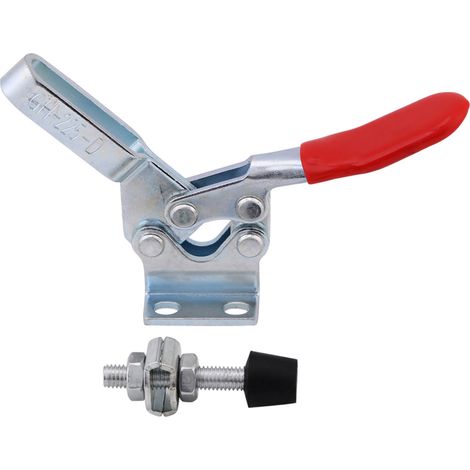 5 pièces pince à genouillère GH-225-D verrouillage rapide horizontale fixation 227 kg outil de serrage (1/5)