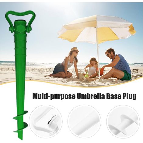 Porte-parapluie de plage antirouille, piquet de sol pour parasol de plage, pêche sauvage (1/5)