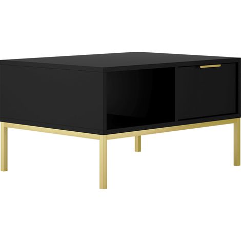 Mesa de centro 80 cm Seattle Negro (1/5)