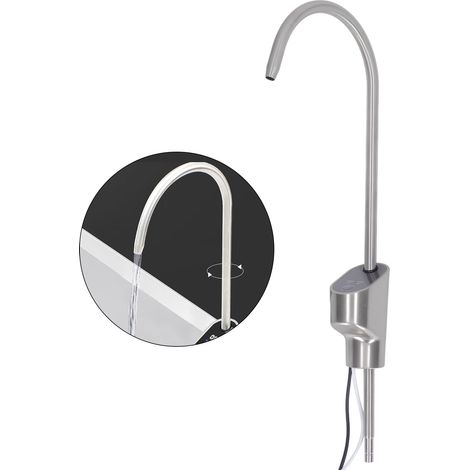 Robinet purificateur d'eau domestique en acier inoxydable 304, valeur TDS universelle, écran tactile intelligent, robinet à 3 jets, 24 V (1/5)