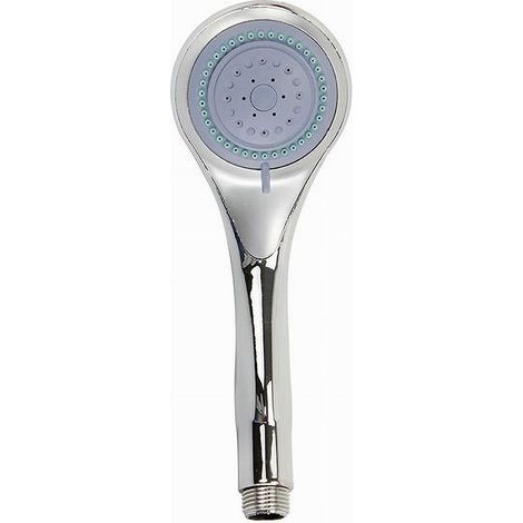 Cleafe - Doccetta Bagno 8 X 21cm Doccino Soffione Doccia Rotondo Multigetto Moderno 59176 - (1/2)