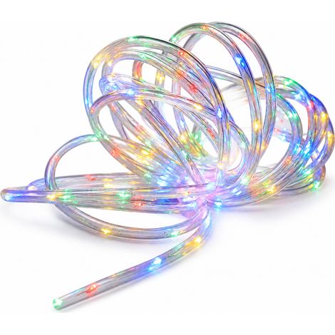 Guirlande Lumineuse Tube LED Bleue 200 LED, USB avec Télécommande, Étanche pour Jardin Extérieur (1/5)