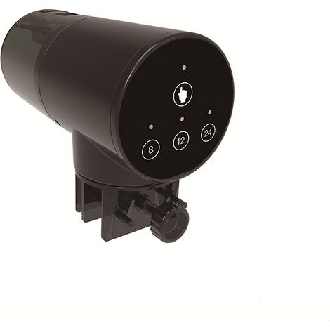 Lntyq Automatischer Fischfutterspender für Aquarien: 200 ml Fischfutterautomat mit großer Kapazität, einfache Bedienung, feuchtigkeitsbeständiger Fischfutterautomat mit Timer für den Urlaub (1/3)