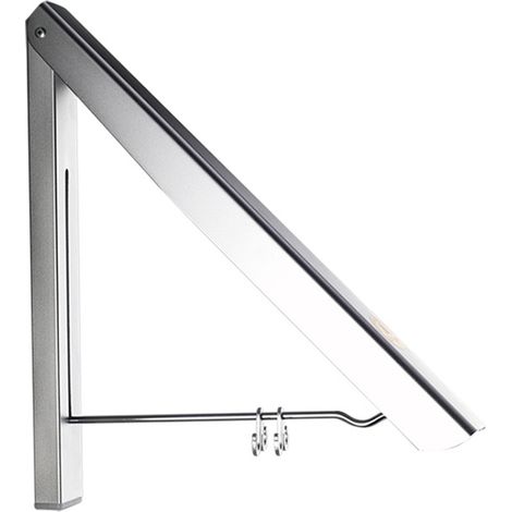Etendoir Mural Porte-Manteau Mural Pliable Etendoir Cintre Rétractable Porte Manteau Cintre Pliable Économie d'Espace Invisible Support de Séchage Porte (1/5)