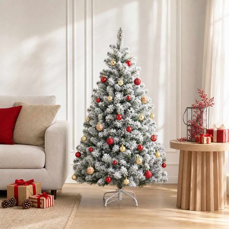 vidaXL Set di Palline di Natale 88 pz Rosso e Oro Diam. 6 cm Plastica