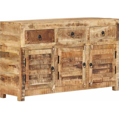 Sideboard 110x30x65 cm Massivholz Mango vidaXL (1/5)