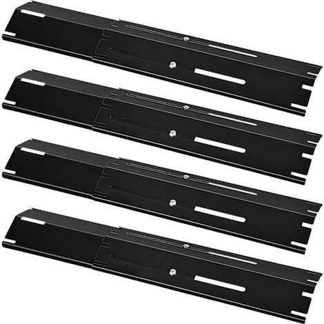 TCGG-4pcs Répartiteurs de chaleur réglables, plaque chauffante de 30 à 53 cm, ensemble d'accessoires pour barbecue à gaz, pièce de rechange universelle pour la plupart des barbecues à gaz - FO- (1/4)