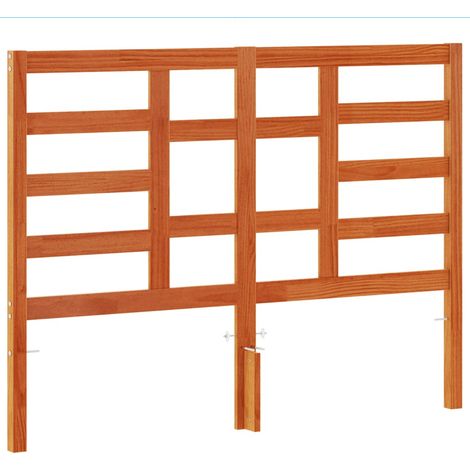 Maison Exclusive - Cabecero de cama madera maciza de pino marrón