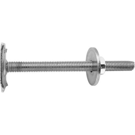 Fischer – Fixation de lavabo pour panneaux en bois aggloméré – Manchon nylon haute résistance – Installation murale rapide – Kit complet
