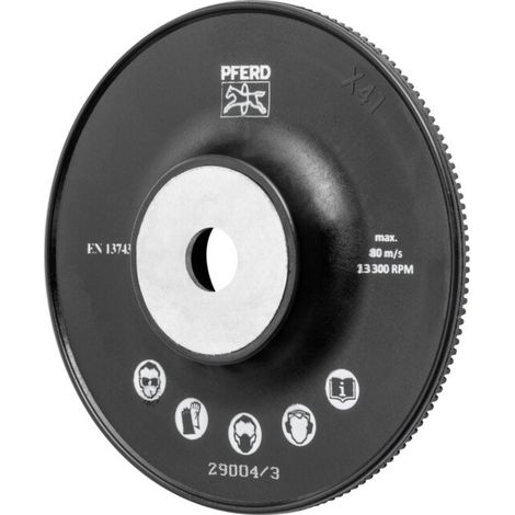 PFERD TOOLS Hochleistungs-Stützteller mit Spannmutter Ø 125 H-GT125 M14 für Winkelschleifer 125 (1/4)