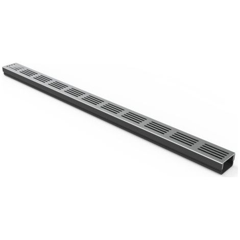 Caniveau 3XS MINI L 6,5 cm Grille Inox Line - StarDrain - LINE ECO - Caniveau de 100 cm